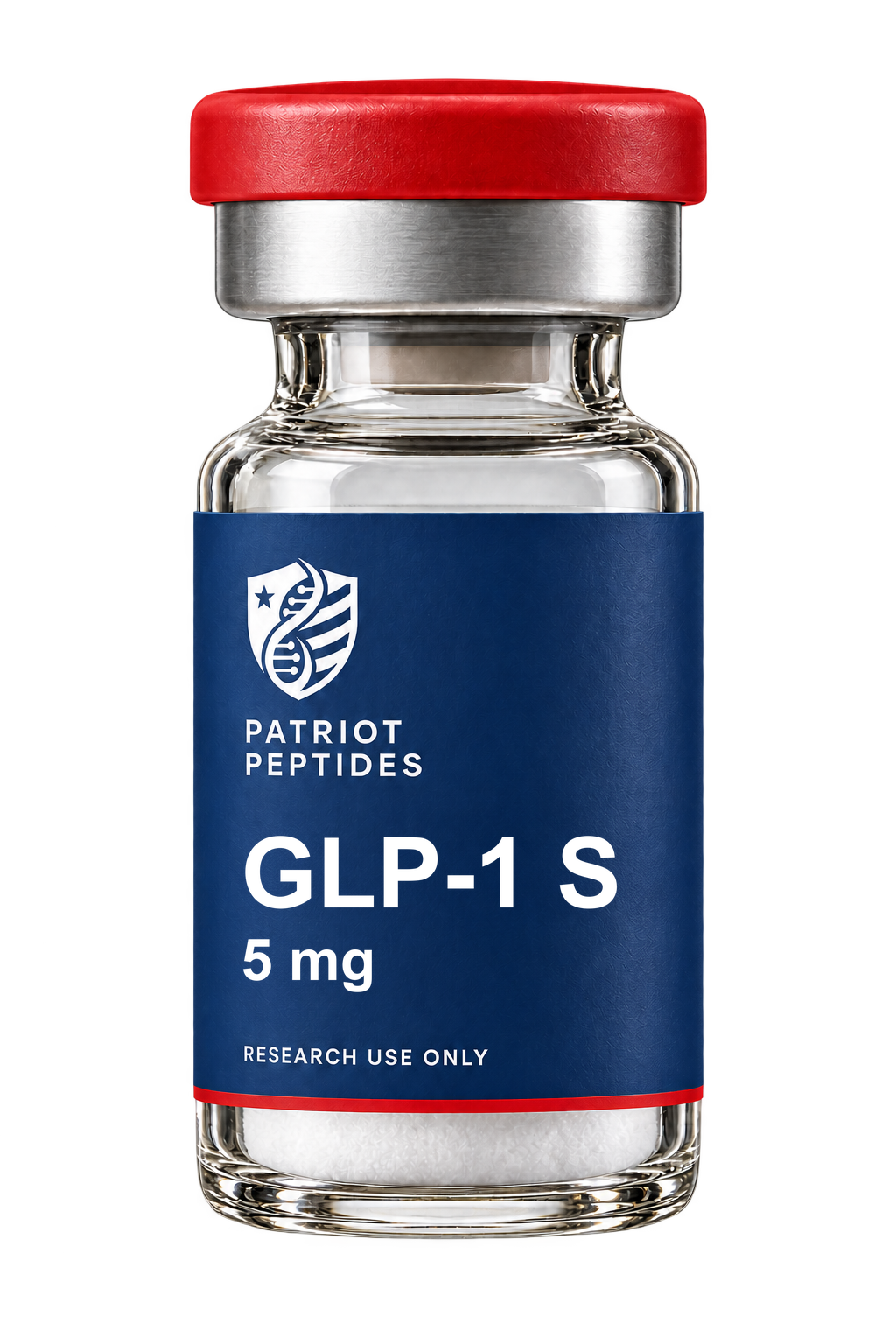 GLP-1 S 5mg research compound vial
