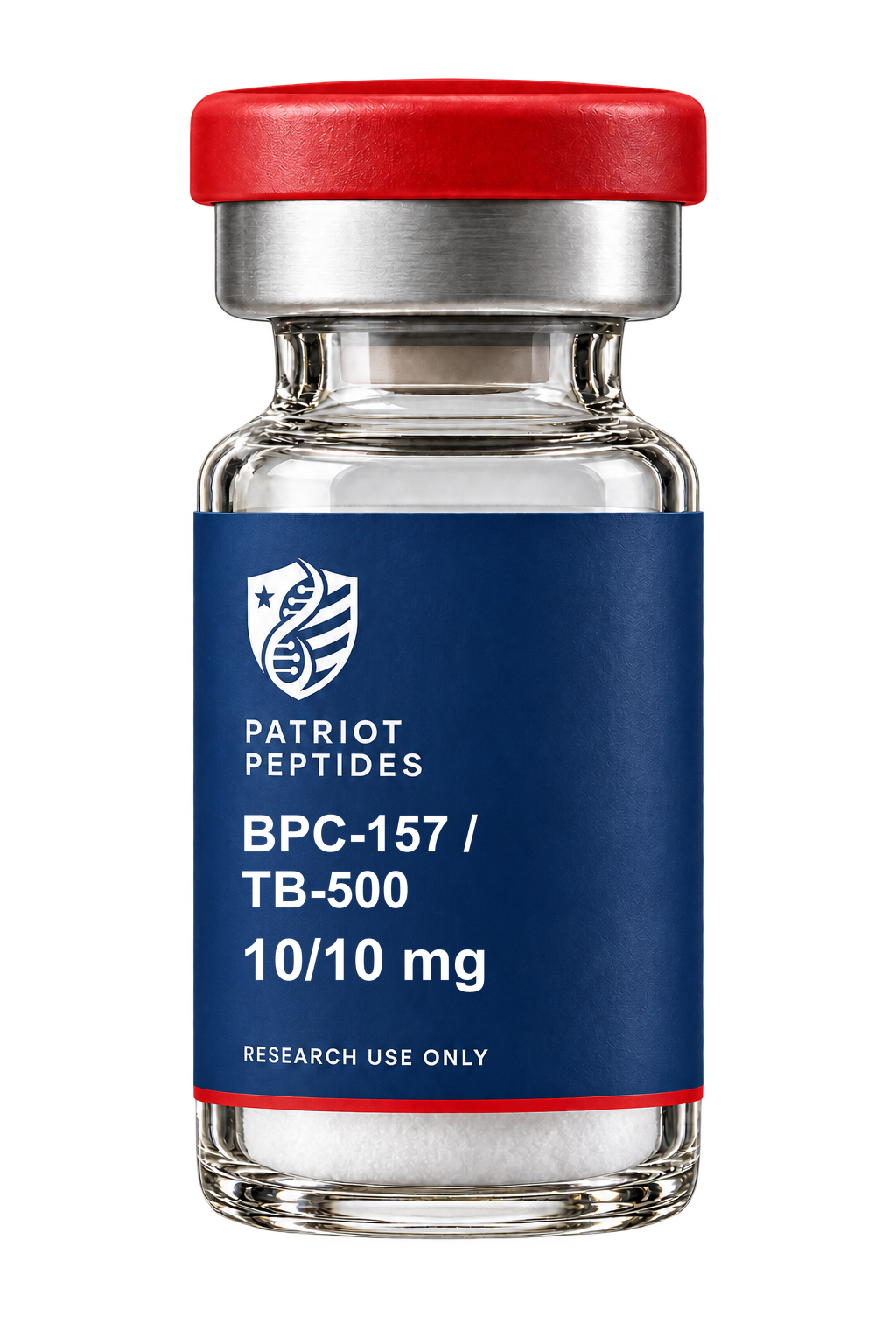 BPC-157 / TB-500 10/10mg research compound vial
