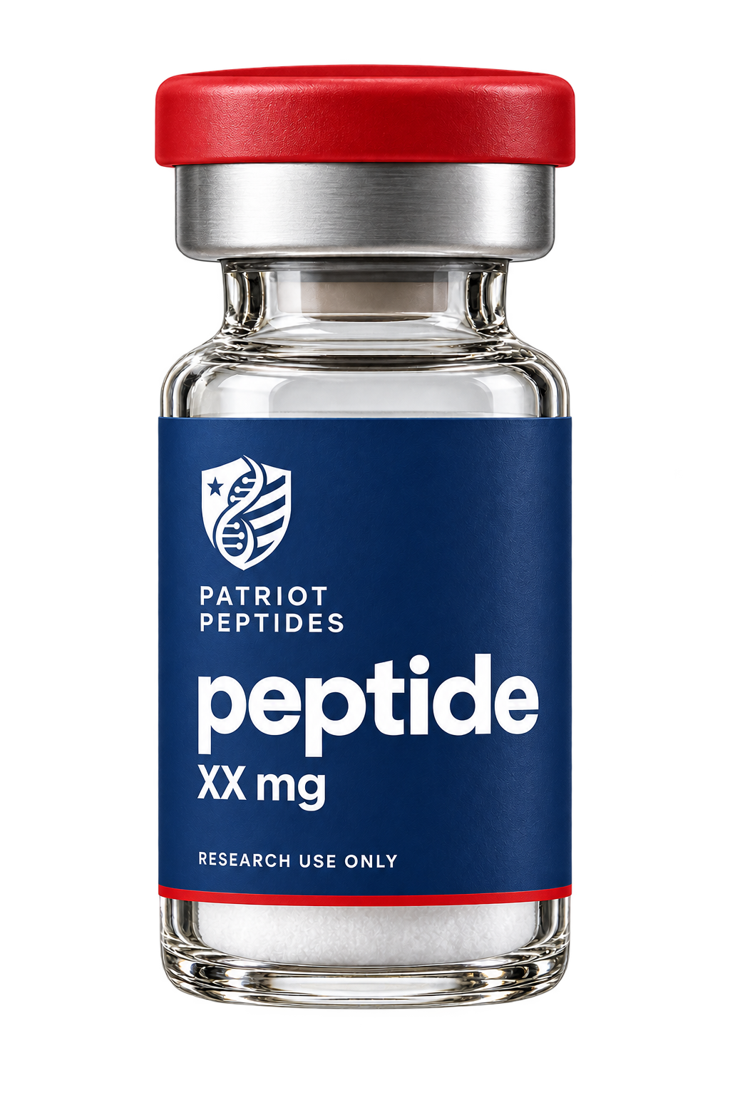 Patriot Peptides American-made research vial