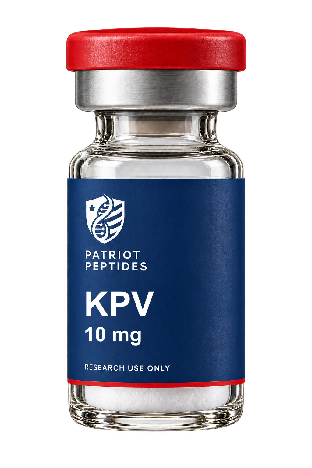 KPV 10mg research compound vial