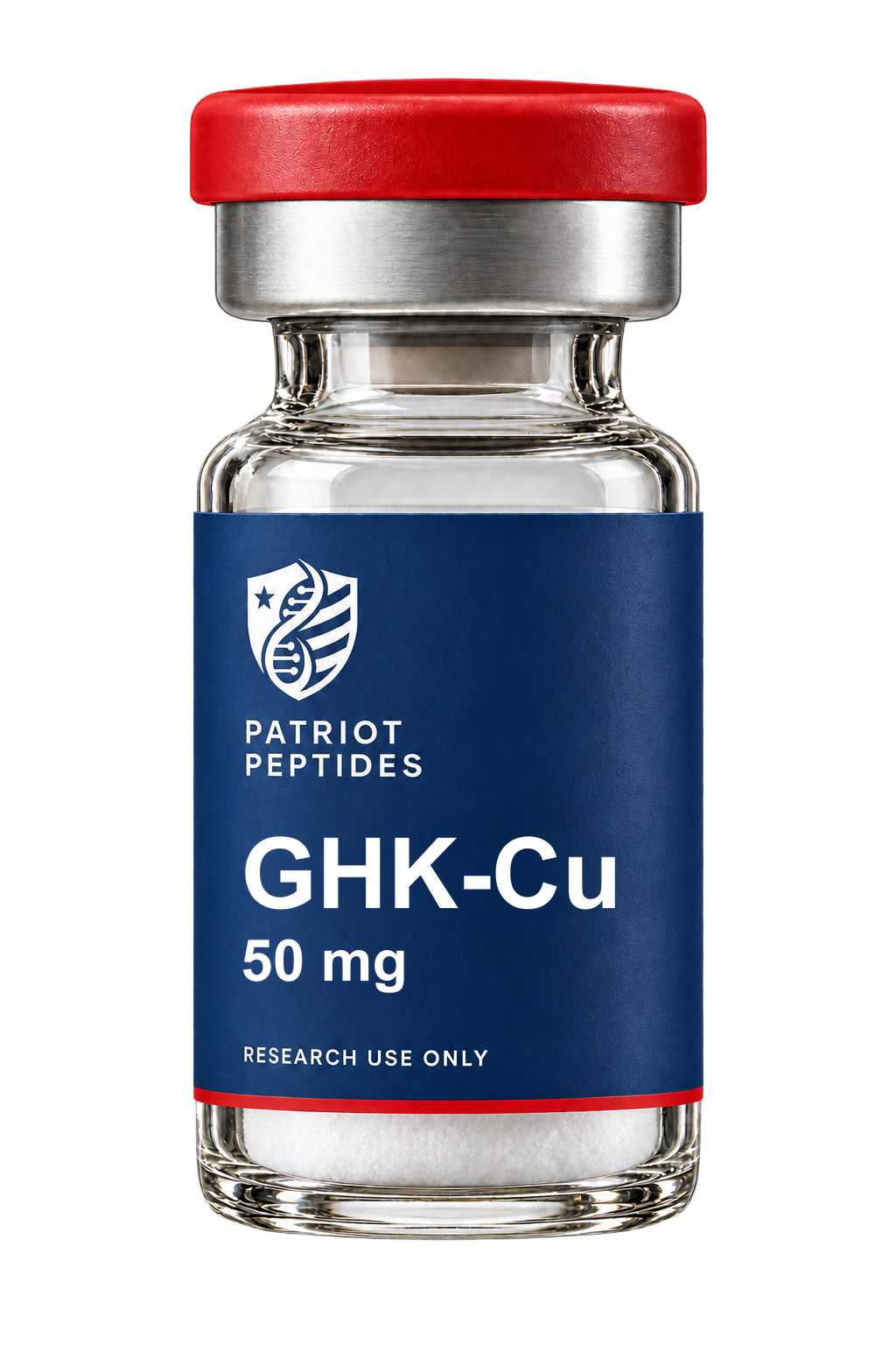 GHK-Cu 50mg research compound vial